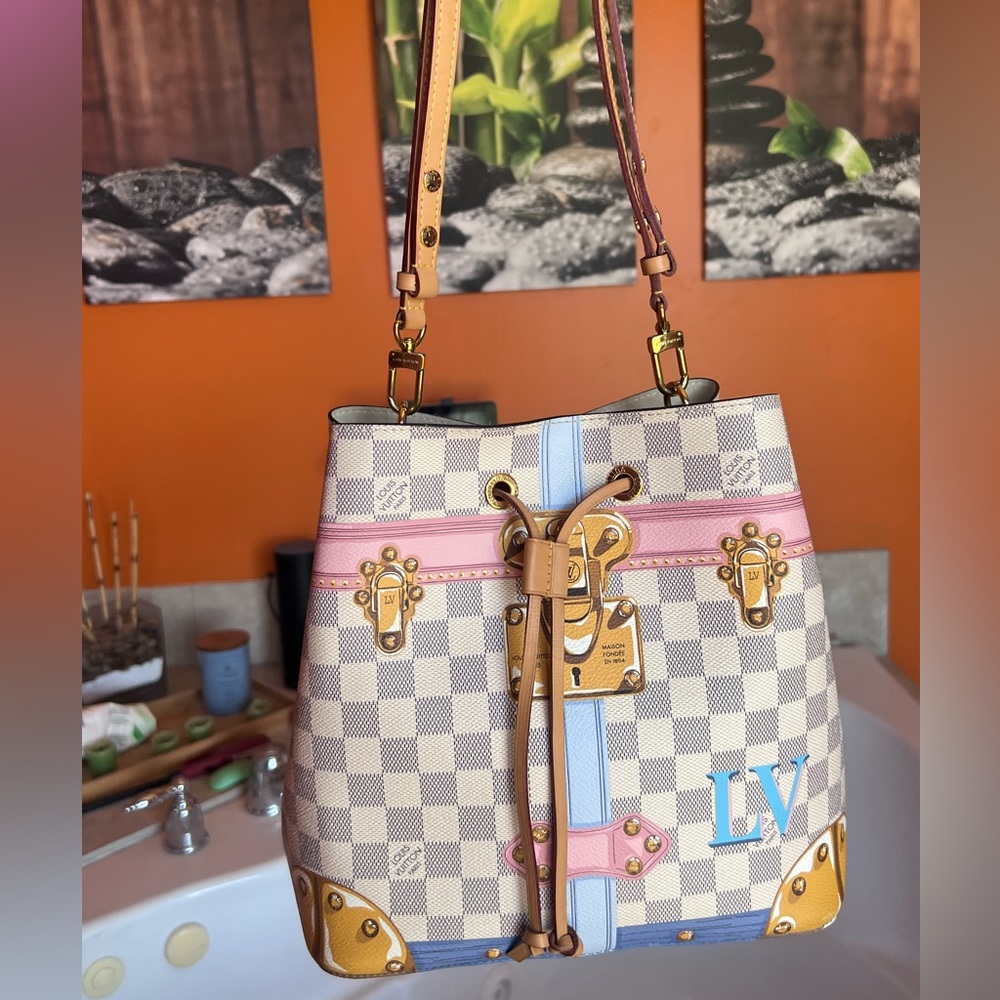 Louis Vuitton Damier Azur Summer Trunks Limited Neoneo Bag
